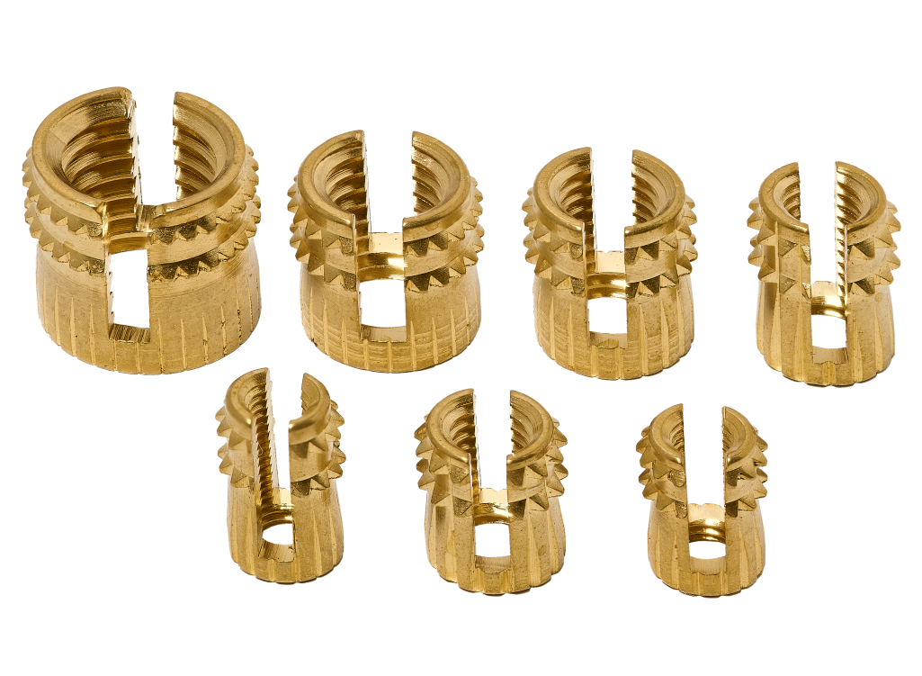 Insert à expansion de type L long avec deux couronnes d’ancrage pour plastiques thermodurcissables et thermoplastiques - Secam Fixation